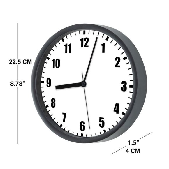 Weed Be Happy 9" Wall Clock - Picture 2 of 4